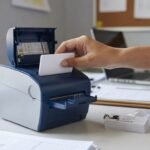 ID card printer in a school office, showing the best ID card printers for schools in India in practical use